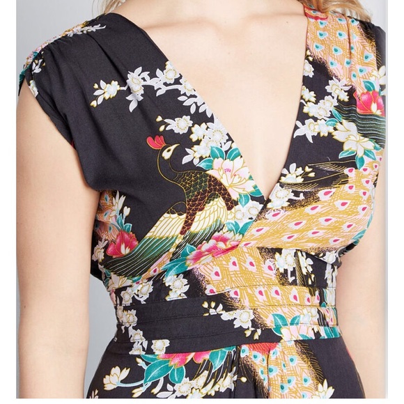 ModCloth Japanese-Inspired Printed Maxi Dress - Picture 4 of 7